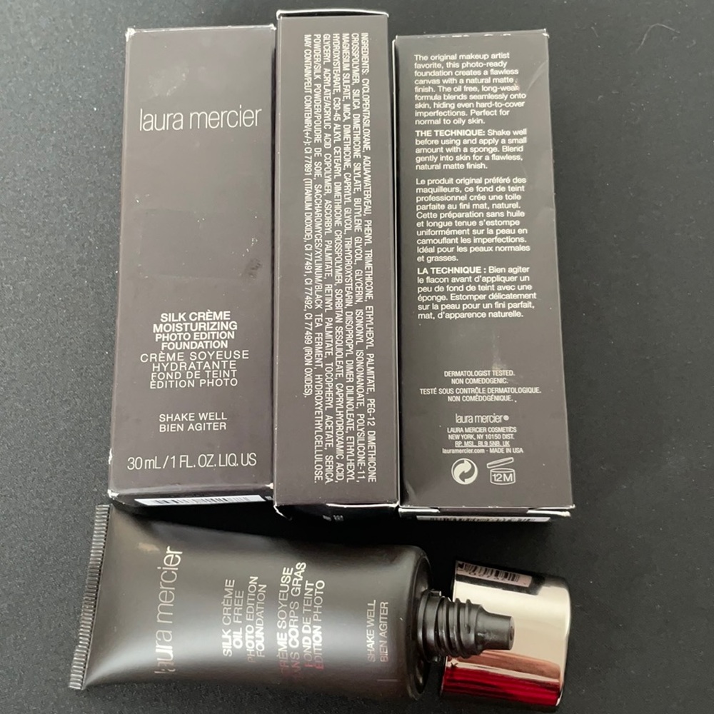 (3) Laura Mercier Silk Creme Truffle Foundation